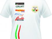 T-Shirt con loghi sponsor 
