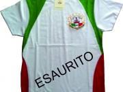 T-Shirt tricolore con logo